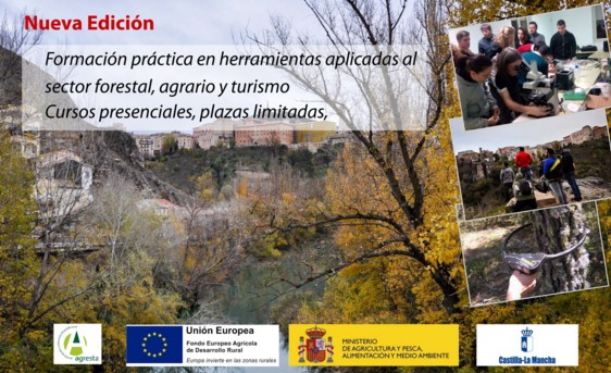 Nueva edición (2017): actividades de formación Castilla La Mancha (sector forestal, agrario y turismo)