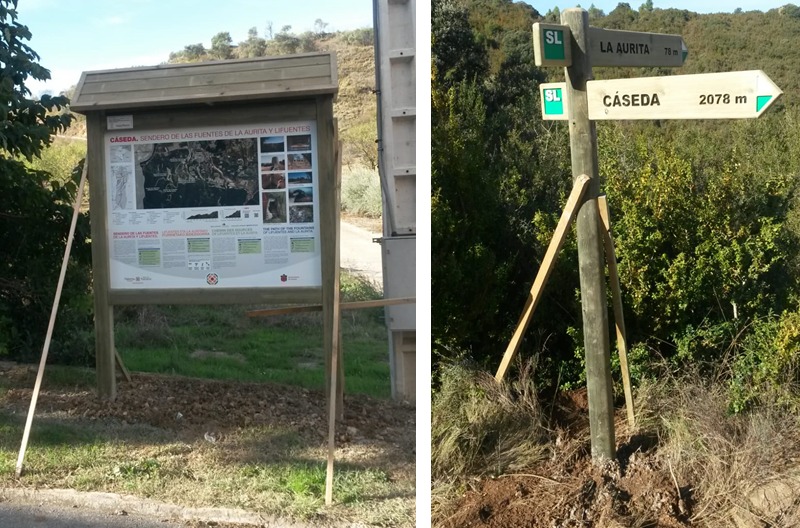 Adecuación del “Sendero de Las fuentes de La Aurita y Lifuentes”, en Cáseda (Navarra)