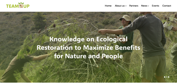 Lanzamiento web de TEAM#UP: un centro de recursos educativos para la restauración ecológica