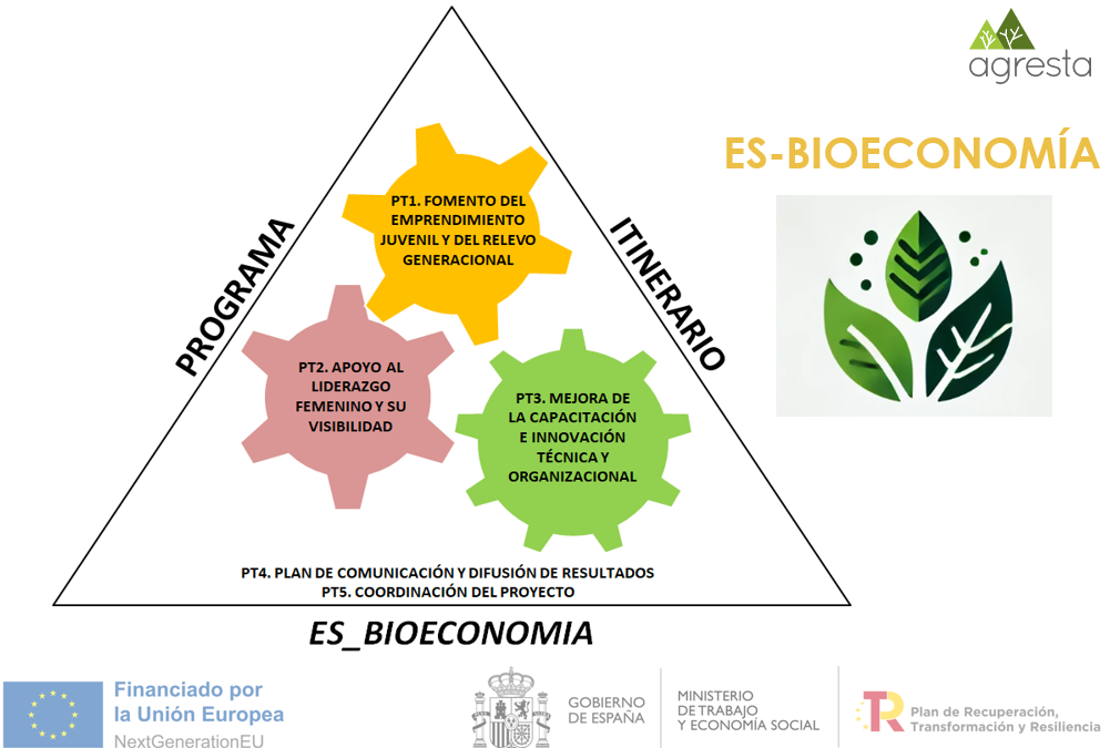 Acciones ejecutadas durante el mes de enero de 2025, ligadas al proyecto ES_BIOECONOMÍA